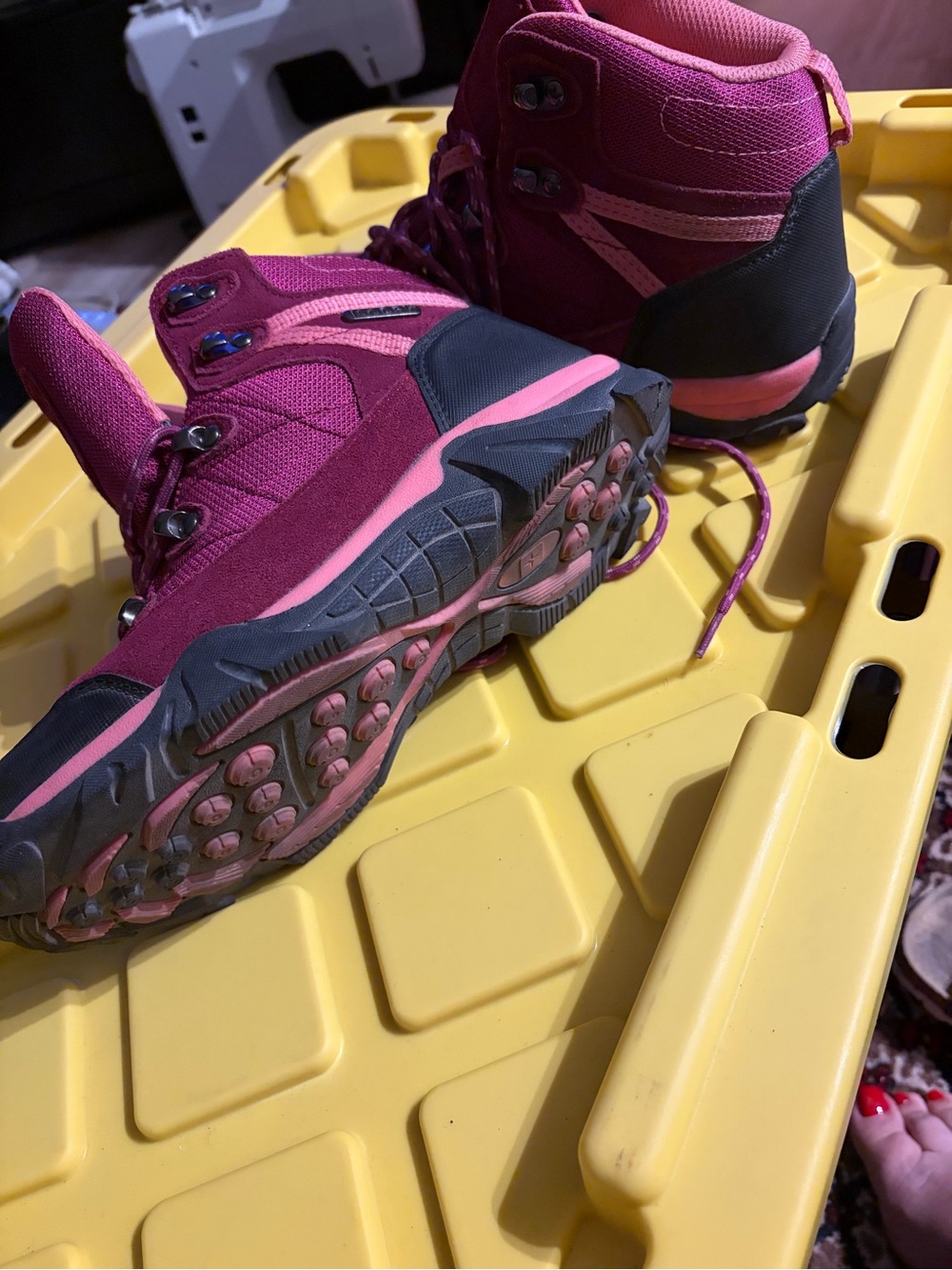 Skechers Women's Magenta and Pink Trail Hikers